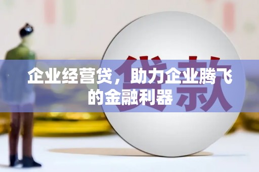 平溪企业经营贷，助力企业腾飞的金融利器