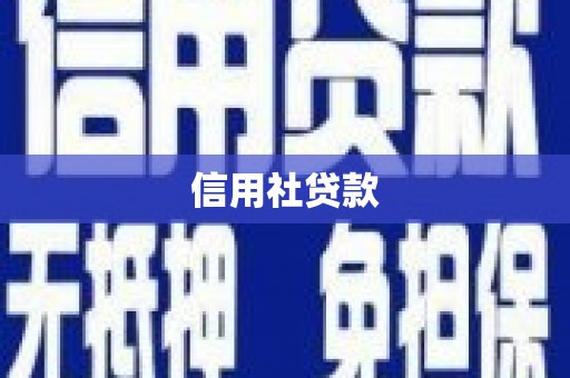 平溪信用社贷款