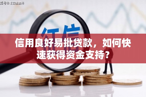 平溪信用良好易批贷款，如何快速获得资金支持？