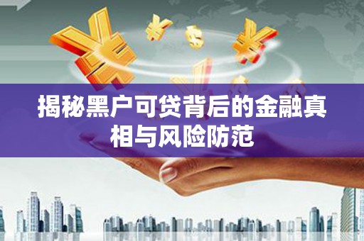 平溪揭秘黑户可贷背后的金融真相与风险防范