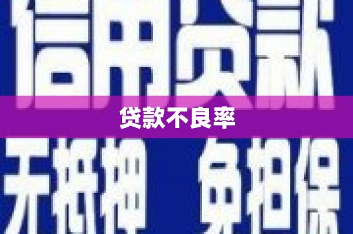 平溪贷款不良率