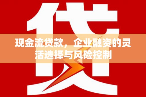 平溪现金流贷款，企业融资的灵活选择与风险控制