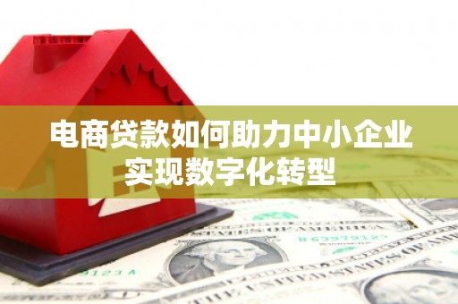 平溪电商贷款如何助力中小企业实现数字化转型