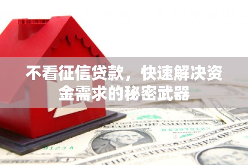 平溪不看征信贷款，快速解决资金需求的秘密武器