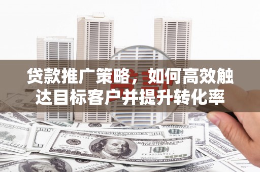 平溪贷款推广策略，如何高效触达目标客户并提升转化率