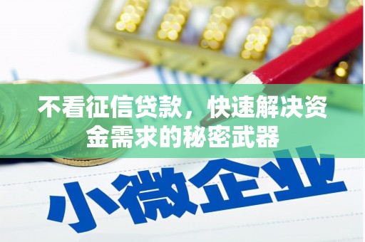 平溪不看征信贷款，快速解决资金需求的秘密武器