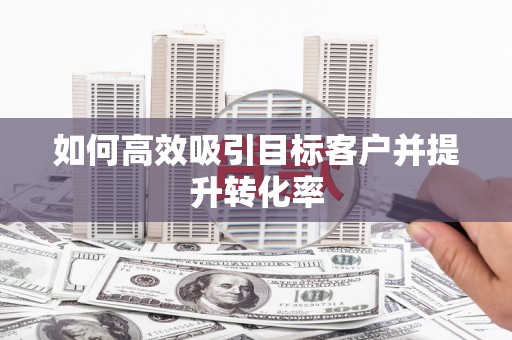 平溪如何高效吸引目标客户并提升转化率