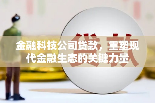 平溪金融科技公司贷款，重塑现代金融生态的关键力量