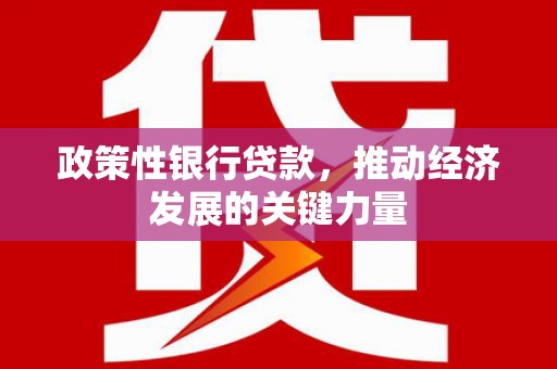 平溪政策性银行贷款，推动经济发展的关键力量