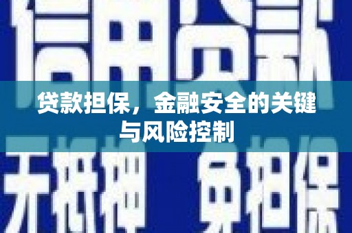 平溪贷款担保，金融安全的关键与风险控制