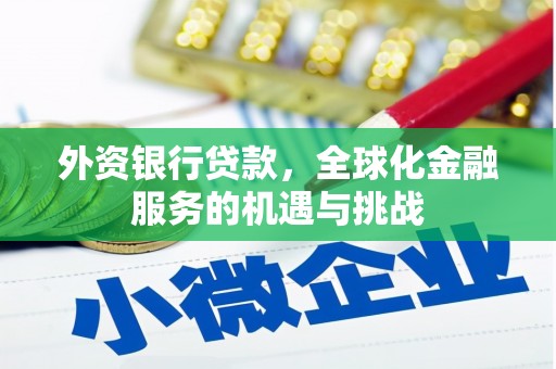 平溪外资银行贷款，全球化金融服务的机遇与挑战